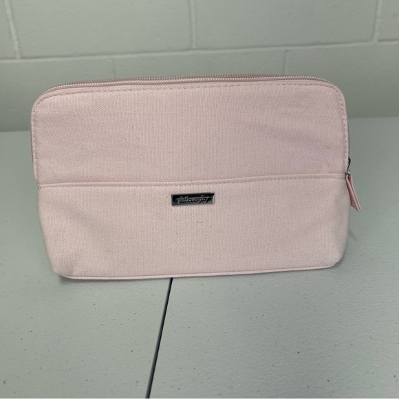 Pink Canvas Clutch by Philosophy - Picture 1 of 10